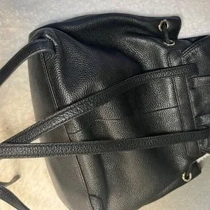 ♠️ Kate Spade Black Drawstring Backpack Carter Nylon Large Backpack | Kate Spade Outlet main image 2